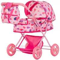 Кукла Chipolino Коляска для кукол Dora hearts KZKDR02402HE