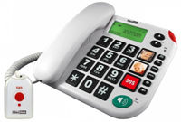 Telefon cu fir Max Com KXT481 SOS, White