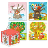 Головоломка Dodo 300125 Puzzle 4 în 1 Anotimpuri, 72 el.