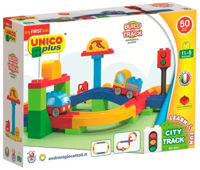 Set de construcție Androni 8633-0001 UnicoPlus Pista mini cars incrocio