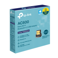 USB2.0 Nano Wi-Fi AC Dual Band LAN + Bluetooth 4.2 Adapter TP-LINK "Archer T2UB Nano", 600Mbps