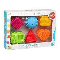 Jucărie New World 628-7 Set de figuri geometrice tactile 6 buc, 1033D