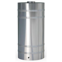 Бочка для вина Metancor Бочка круглая 180 л, Кламп 133.7мм, AISI 304