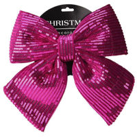 Decor de Crăciun și Anul Nou Promstore 54262 Fundita decorativa 21x25сm, mov