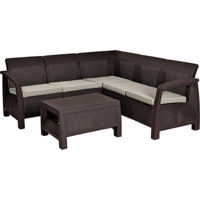 Садовая мебель Keter Corfu II Relax Set Brown/Oat (258949)