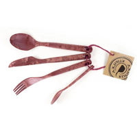 Посуда походная Kupilka 971739 KCUTR0 Набор столовых приборов 4pcs (red)