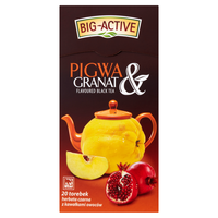 Ceai negru Big Active with Quince & Pomegranat, 20 plicuri