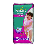 Pampers (5) Jumbo Plus Activ Girl Junior 48