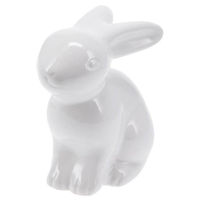 Декор H&S 54800 Фигурка кролика 12см, белая