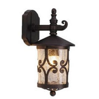 Светильник уличный Vivalux VIV004232 JARDIN, pe perete, E27, direcționat în jos, cafea