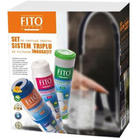 Cartuș filtre de tip-curgere Fito Filter FF set 3 cartuse imbogatit p/u filtru triplu