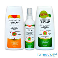 Gerocossen Capilar+ balsam contra caderii parului 275ml& lotiune contra caderii parului 125ml+sampon impotriva caderii parului 275ml CADOU