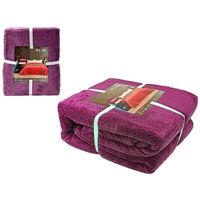 Textile de casă Promstore 53373 Cuvertura 200x220cm NH Battariye poliester violet
