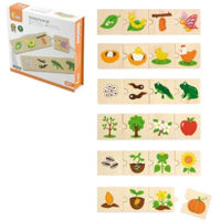 Головоломка Viga 51609 Joc logic de puzzle Ce va crește din ce 24 elem.
