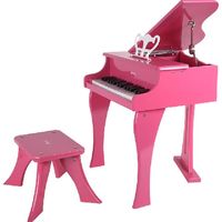 Hape Розовое Фортепиано со стульчиком