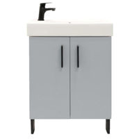 Dulap pentru lavoar Bayro универсальный Vision под умыв. Stance 550 серый мат