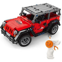 Set de construcție Richi (15637) Constructor 448 elemente,masina cu radiocomanda