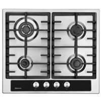 Встраиваемая поверхность газовая Mastercook VEGA MC-E 4265 Texture BL Glass