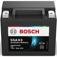 Автомобильный аккумулятор Bosch 12V 11AH 180A(EN) клемы 1 (150x87x130) AUX (0092S5AX30)