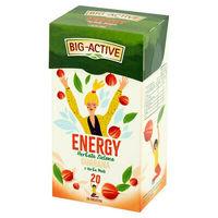 Чай зеленый Big Active Energy with Guarana & Yerba Mate, 20  шт