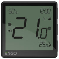 Термостат ENGO Controls EONE-230B prin internet ZigBee, 230V, black