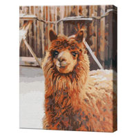 Картина по номерам BrushMe BS52266 Pictura pe numere 40x50cm Eco Lama la ferma