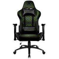 Gaming Chair Cougar ARMOR ONE X  Black/Green, User max load up to 120kg / height 145-180cm