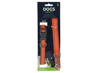 Ошейник для собак Dogs D33-50/25-40X2cm с поводком 100X2cm