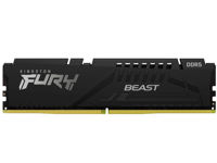 16GB DDR5-6000MHz  Kingston FURY Beast (Kit of 2x8GB) (KF560C40BBK2-16), CL40-40-40, 1.35V, Black