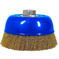 Набор головок, бит, насадок S&R 136132125 Металлическая чашечная щётка 125 мм x M14 d0.3/6500