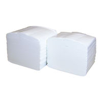 Бумага туалетная листовая белая 2 слоя 250 листов