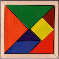 Головоломка miscellaneous 8432 Puzzle module din lemn tangram 50952/50529