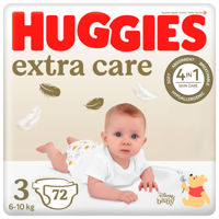 Scutece Huggies  Extra Care 3 (6-10 kg) 72 buc