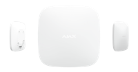 Ajax Wireless Security Hub Plus, White, 3G, Ethernet, Wi-Fi, Video streaming