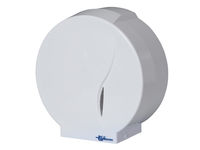 Dispenser hârtie igienică, alb, "JUMBO P1"