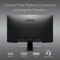 32.0" BenQ "EW3270U", Black (VA, 4K-UHD, 4ms, 300cd, LED20M:1(1000:1) HDR, HDMI+DP+USB-C, Speakers)