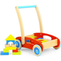 Игрушка Tooky Toy R25 /21/24 (70390) Тележка с кубиками TKC281A