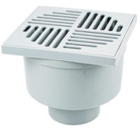 Душевой трап ZMM Maxpol 18463 Sifon de pardoseala PP D.10 vertical (alb) (150x150x130mm) 2175