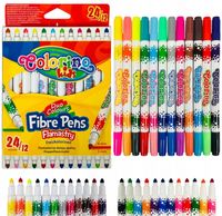 Фломастеры Fibre Pens 12/24 шт. Colorino