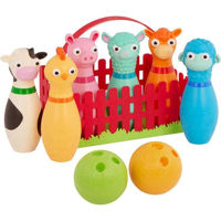 Активная игра Battat BT1802C2Z Set Bowling Ferma cu animale, cod 61693