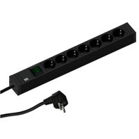 Filtru electric BACHMANN 420.0014 CONNECT LINE 7xCEE7 1x2m