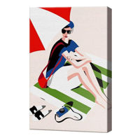 Картина по номерам Art Gallery CX4518 20x30cm O fata pe plaja