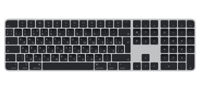 Apple Magic Keyboard with Touch ID and Numeric Keypad, Black Keys, Russian (MMMR3RS/A)