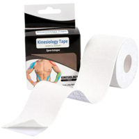 Бандаж спортивный Arena кинезиотейп L-5m h-5см белый