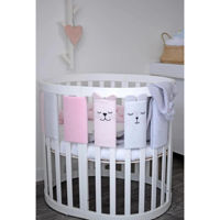 Бортик для кроватки Veres 154.05.13 Комплект Фэнс-бампер Summer Kitty Pink (6ед)