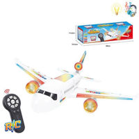 Радиоуправляемая игрушка ToyMall 004474 Avion cu muzică și lumină
