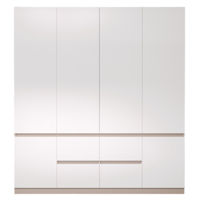 Шкаф Bayro Harmony 2000x2200x550 cu sertare gri piatra