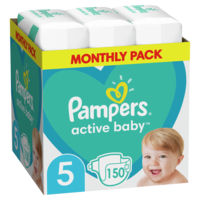 Scutece Pampers Active Baby Junior Box 5 (11-16 kg), 150 buc.