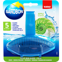 cumpără Odorizant pentru WC Sano Bon Blue Apple, cu aromă de măr, 55 g în Chișinău