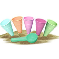 Игрушка для песочницы Androni 3405-00BK Набор д/песка CONI GELATO BAKERY SET